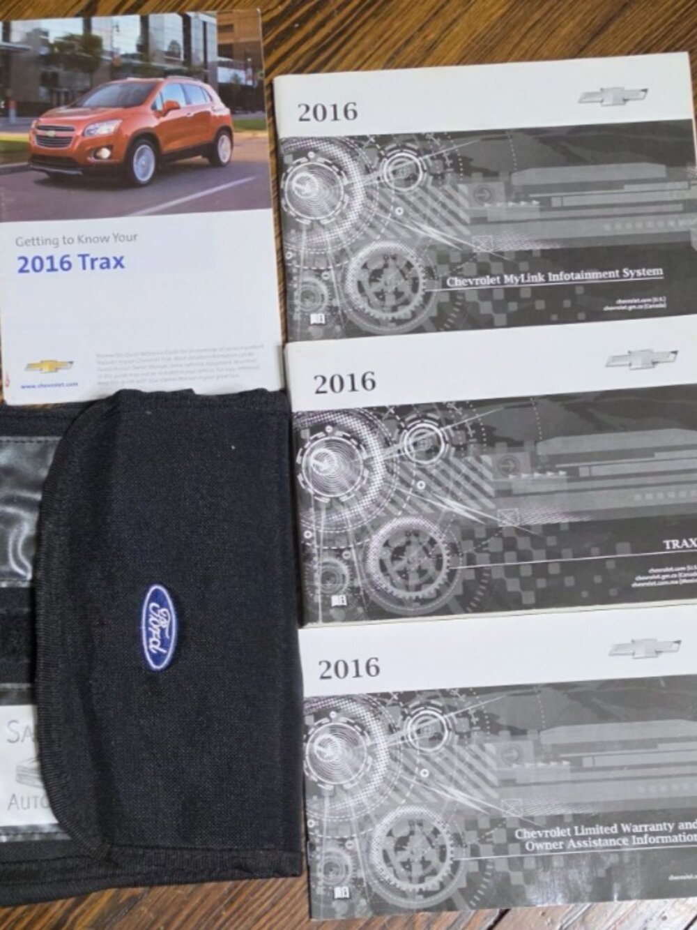 Chevy Trax  2016 OEM Owner's Manual My Link Get To Know Warranty Case Book Set